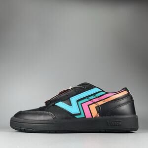 VANS Lowland CC Fader Black Multi Women’s 7.5 Comfy Cush Skate Sneakers Casual